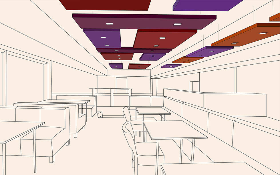 Riqualificazione acustica ristorante-Caruso Acoustic