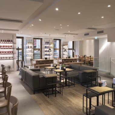 Caruso Acoustic Bottega Portici pannelli fonoassorbenti